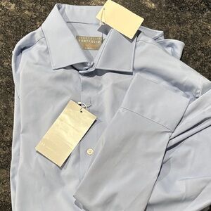 Perry Ellis Men's Sky Blue Dress Shirt